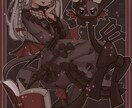 女の子描きます フリルやリボンのついたお洋服や、可愛い女の子が好きな方へ イメージ6