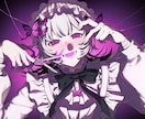 先着3名様まで！かっこいい、美麗なイラスト描きます MVからサムネイルまで何でもイラスト制作いたします イメージ4