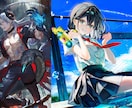 企業実績有/質感重視のイラストを制作します MV・Vtuber活動用・記念絵・グッズ用・ゲームCG素材等 イメージ3