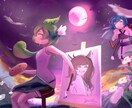 儚げな空気感で描くイラスト制作します ☆透明感・雰囲気重視の一枚絵など。 イメージ2