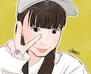 ちょっと盛れてる似顔絵作成します お気に入りの写真をイラストに！プレゼントにも◎ イメージ2