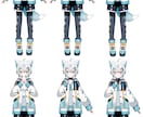 男性Vtuberデビュー向け！最高品質で作成します イラスト、Live2D、修正無制限、著作権譲渡、全工程制作 イメージ5