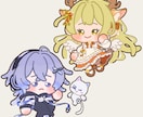 ゆるめのSDイラストを描きます グッズやプレゼントなどに使えるミニキャライラスト イメージ2