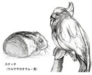 可愛い動物イラスト（ゆるふわ・リアルok）描きます 少しのスペースで "可愛い癒し" を。 イメージ3