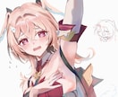 夢絵◯！アイコン、イラスト描きます キャラクターの魅力や可愛さを引き出してほしいという方に！！ イメージ1