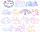 ネオンサイン/ネオンロゴ作成致します あなただけの可愛い&かっこいいサインをお届けします イメージ1
