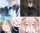 立ち絵、1枚絵などなんでもイラスト描きます キラキラ透明感のある厚塗り風が好きな方に！ イメージ1