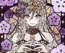 美しい✨ステンドグラスのような絵を描きます あなたの世界観をギュッと1枚のステンドグラスにします✨ イメージ3