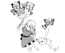 ガラスペンタッチのオシャレなイラストお描きします センスある！一目置かれる！美大卒イラストレーターがお届け！ イメージ7