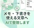 メモや箇条書きから商品説明・SNS投稿文を作ります まとまらない内容を、コピペで使える紹介文に整えます イメージ1