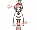 ペットや好きなぬいぐるみ抱っこしたイラスト描きます デザイン丸投げ可能！プレゼント思い出の切り取りや記念としても イメージ1