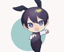 映えるミニキャラお描きします アイコンやグッズにも!!丸っこくてキュートなデフォルメ イメージ3