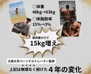 元某大手トレーナーが−◯◯kg落とすのを協力します 結果を手に入れましょう！！お食事や運動手厚くサポート イメージ2