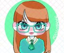 あなたの似顔絵をゆるく優しく描きます あたたかい線と優しい色合いで親しみやすい似顔絵をお届けします イメージ1