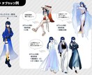TRPG、ゲーム、動画等に使える立ち絵を描きます SNS公開に便利なディスプレイつき イメージ6