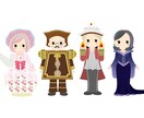 主線なし・可愛くてポップなイラストお描きします まるでアバターのようなイラストをお探しの方へ イメージ5