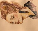 水彩で似顔絵描きます 写真を見てこころで感じたままの色を紙の世界へ♪ イメージ3