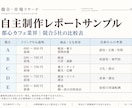 競合5社を調査し比較・差別化ポイントを整理します 価格・サービス・訴求を比較し、事業判断に使える形で整理します イメージ5