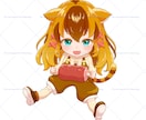 2〜3等身のＳＤキャラを描きます むちむち〜定番の体型まで対応可◎ イメージ8