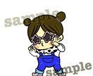 ポップな絵柄でミニキャラ似顔絵描きます ポップな絵柄の似顔絵！SNSのアイコンや名刺、プレゼントに！ イメージ2