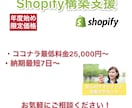 Shopifyでイチからサイト作成します ECサイト開店までの面倒な設定は全てお任せください イメージ1