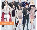 Live2Dパーツ分け、立ち絵作成します VTuber向けのキャラクターデザイン、立ち絵を制作します。 イメージ4