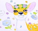 アナログイラストでアイコンを描きます 温かみのある動物のイラストを描きます。 イメージ3