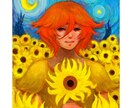 絵画風のイラストを制作致します 一味違ったイラストを制作します イメージ10
