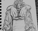 おしゃれなスケッチ風イラスト描きます 文章媒体作品の挿絵や目を引くイラストが欲しい方にオススメです イメージ4