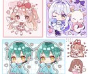 ミニっとキュートなSDイラストを描きます 動画や配信用、グッズ、ラインスタンプなどなど！ イメージ1