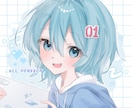 修正何度でも！キラキラで可愛いイラストお届けします アイコン、立ち絵、1枚絵などお描きします◎ イメージ3