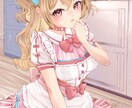 瞳の可愛い女の子のイラスト1枚絵を描きます キラキラな女の子のイラストやSDキャラなど イメージ5