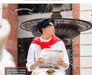 インスタグラムの投稿画像作成します 雑誌風のコーディネート紹介画像を作成 イメージ1