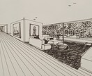 住宅、店舗など建築物のイラスト描きます 愛着のある建築物をイラストにしたい方へ イメージ2