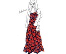 オシャレ・ファッション系イラスト・似顔絵描きます アイコンや印刷物をセンス良くアピールしよう イメージ2