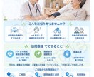 医療・介護向けチラシを制作します 医療・介護の現場目線で、伝わるチラシに整えます イメージ2