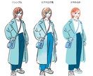 シンプルかわいい人物イラストを描きます やわらかな雰囲気の雑誌風カットです イメージ3