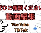 テロップやカットなど動画編集します YouTubeの動画や切り抜き動画、TikTokなど！ イメージ1