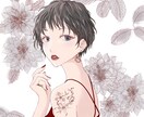 大人っぽく可愛いアイコン・ヘッダー描きます X、インスタなど様々な用途でお使いいただけます☆ イメージ2