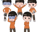ミニキャラ（SDキャラ）描きます 様々な用途で使えるミニキャラを制作させていただきます！ イメージ1