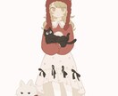 ほんわか可愛いイラストをお届けします アイコン等用途に合わせて制作させていただきます。⟡.* イメージ3