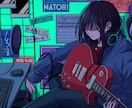 ボカロ・歌みた等MV用イラスト制作いたします ◆クールからポップなものまで制作できます◆ イメージ1