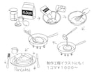 シンプル線画イラスト作成します Aiで作成しているので色々なことに対応できます！ イメージ6