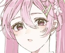 かわいいSNSアイコンイラストお描きします かわいくて目を引くアイコンを丁寧に制作します イメージ1