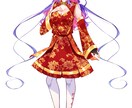 修正無制限！可愛い女性キャラクターデザイン描きます 鮮やかな塗りが得意！細かい装飾にもこだわった女の子を描きます イメージ3