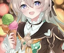 アイコン、一枚絵、キャラデザなど描きます 可愛い女の子のキャラクターイラストお描きします！ イメージ3