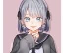 SNS用アイコン/可愛い女の子描きます 可愛い女の子のアイコンをお届けします イメージ1