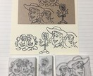 消しゴムはんこ作ります お名前はんこ、ロゴ、キャラクターご希望にお応えします。 イメージ2