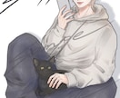 エモい｜アンニュイ｜配信で使用するイラスト描きます 周りと差がつくオリジナルイラスト ★配信をより盛り上げよう！ イメージ7