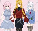 IRIAM用立ち絵&ミニキャラ　描きます 『IRIAM』で使える！立ち絵&SDを描かせていただきます！ イメージ4
